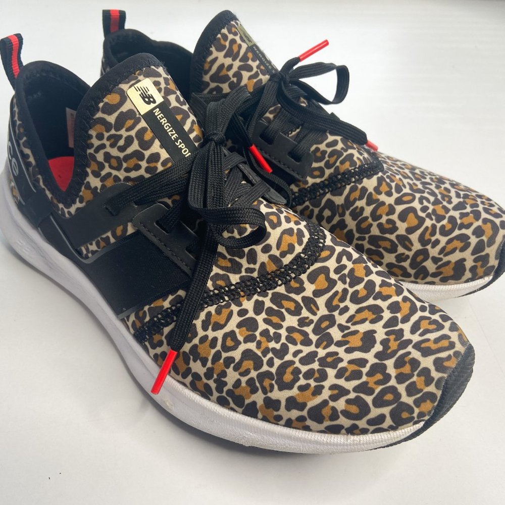 New Balance NB Nergize Sport Leopard Print Sneakers Women’s Size 8.5